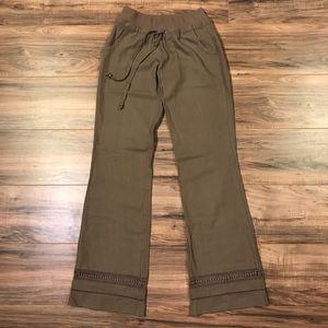 Tan Love Tree Beach Pants